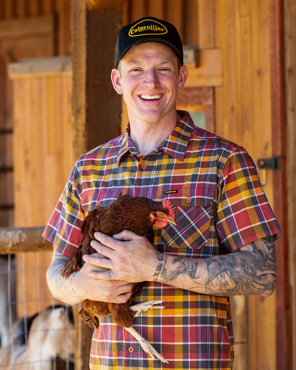 Men's Plaid Work Shirt - Durable Flannel Button Down Shirt for Outdoor Work, Camping & Casual Wear