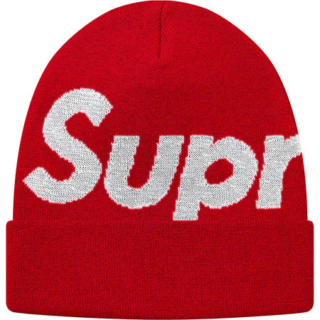 Supreme Big Logo Beanie Winter Hat - Warm Knit Skull Cap for Men & Women - Streetwear Fashion Accessory for Cold Weather, Outdoor Sports & Urban Style