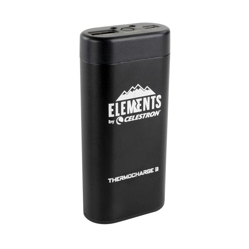 Celestron Elements ThermoCharge 3 Hand Warmer & Portable Charger - 48029 - Perfect for Outdoor Adventures, Camping, and Winter Sports