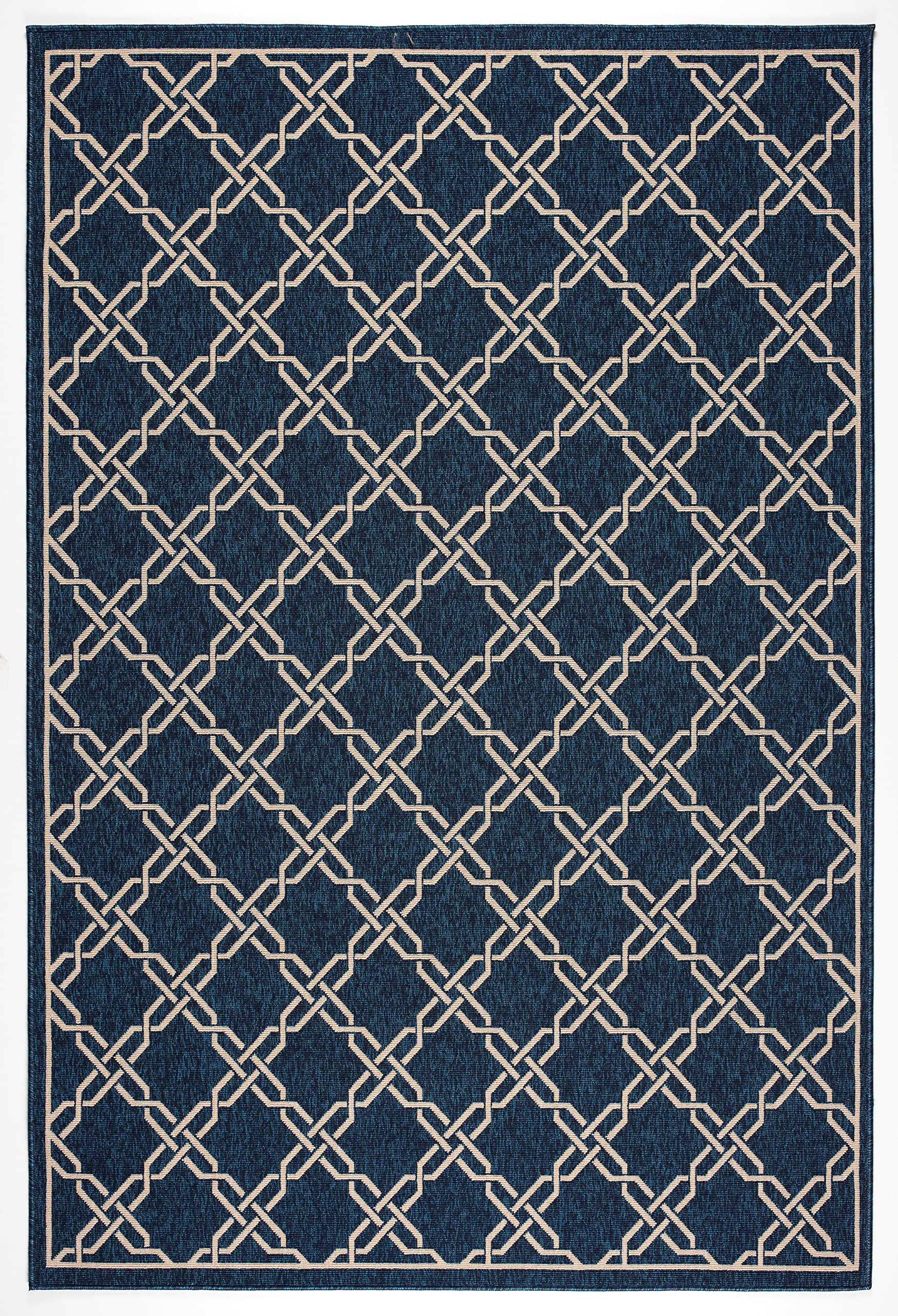 Premium Indoor/Outdoor Geometric Area Rug 7'10