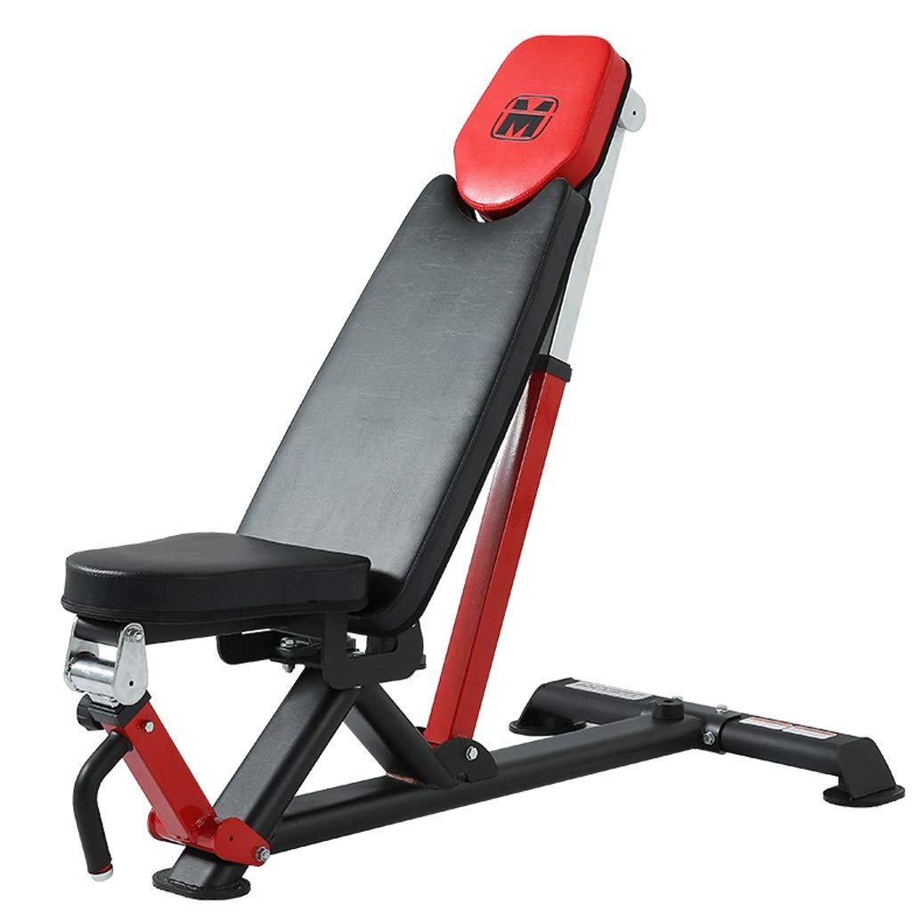 Professional Adjustable Weight Bench for Full Body Workout - Foldable Home Gym Equipment for Strength Training & Cardio (Black) - Perfect for Home Workouts, Garage Gyms & Personal Fitness Studios