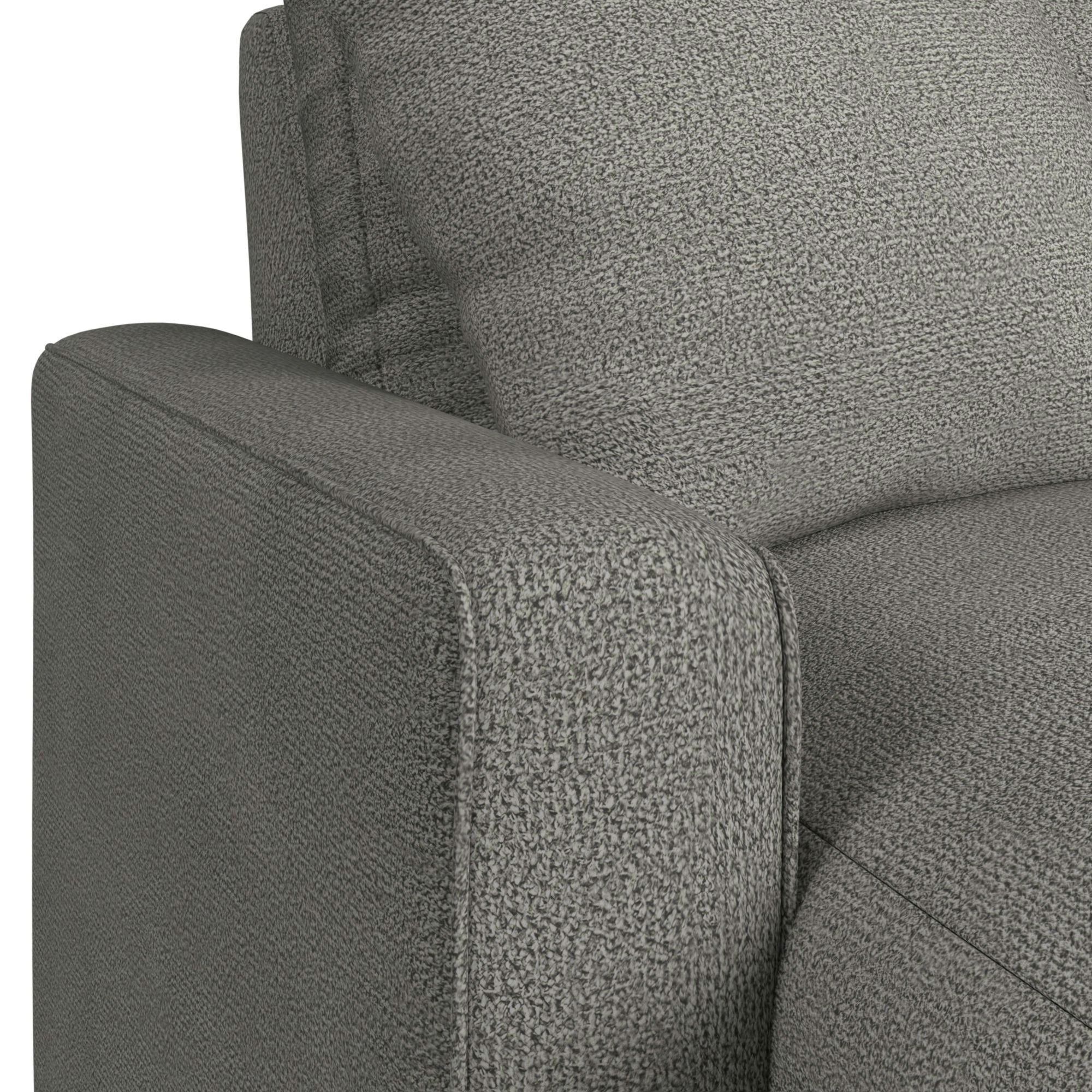 Simply Elements Left Chaise Sectional Sofa - Modern L-Shaped Couch with Reversible Chaise for Living Room, Lounge, and Family Room Comfort