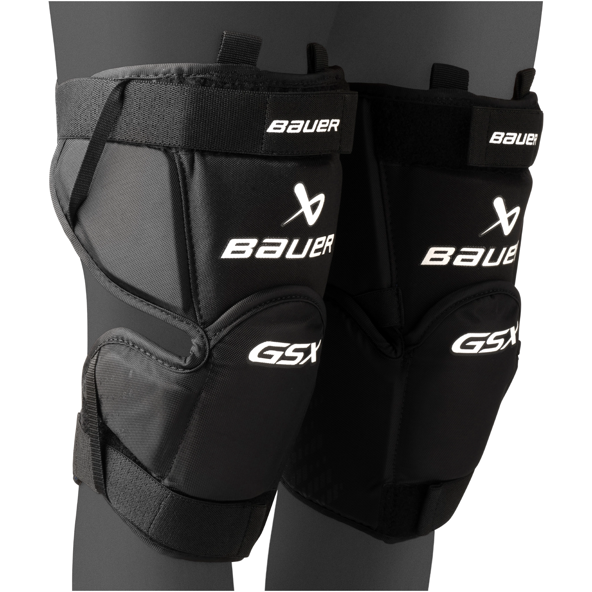 Bauer GSX Youth Knee Guards - Protective Hockey Gear for Kids - Perfect for Ice Skating, Roller Hockey & Sports Safety