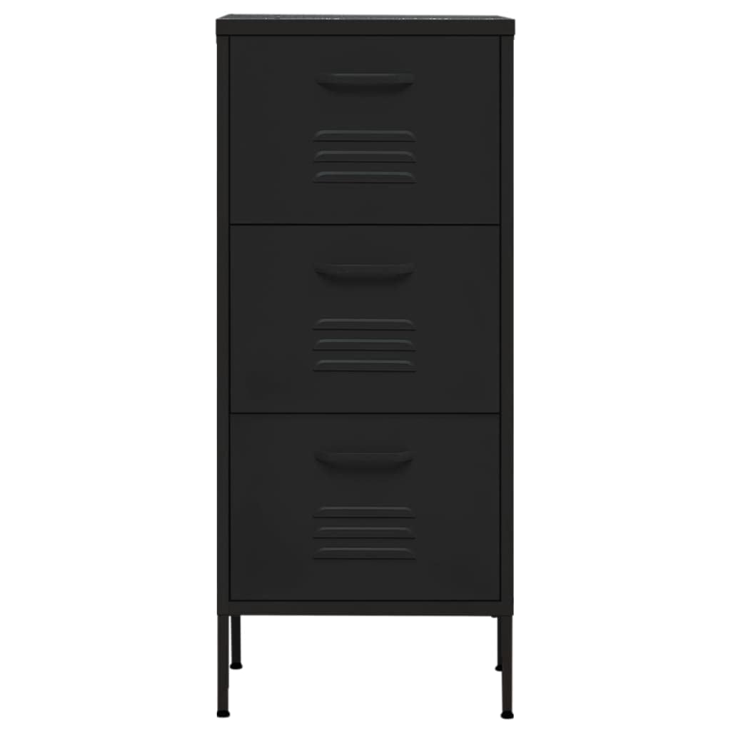 Black Steel Storage Cabinet 16.7