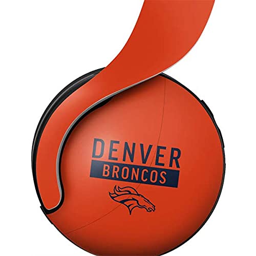 Officially Licensed NFL Denver Broncos Orange Performance Series Gaming Skin Decal for PS5 Pulse 3D Wireless Headset - Custom Protective Cover for Gamers & Football Fans - Perfect for Gaming Sessions, Collectors & Team Spirit Display