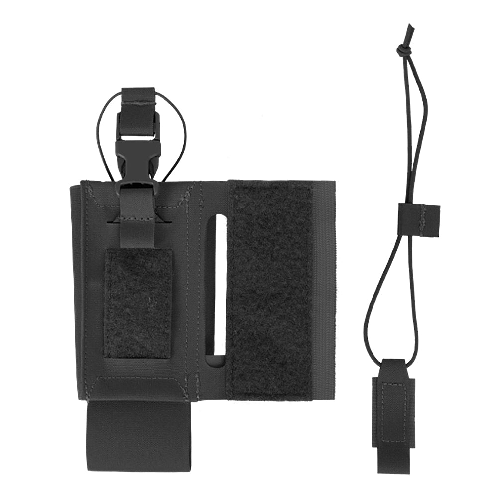 Crye Precision AirLite® Configurable Radio Pouch - Tactical Molle-Compatible Military Radio Holder for Secure Communication in Outdoor, Airsoft & Field Operations