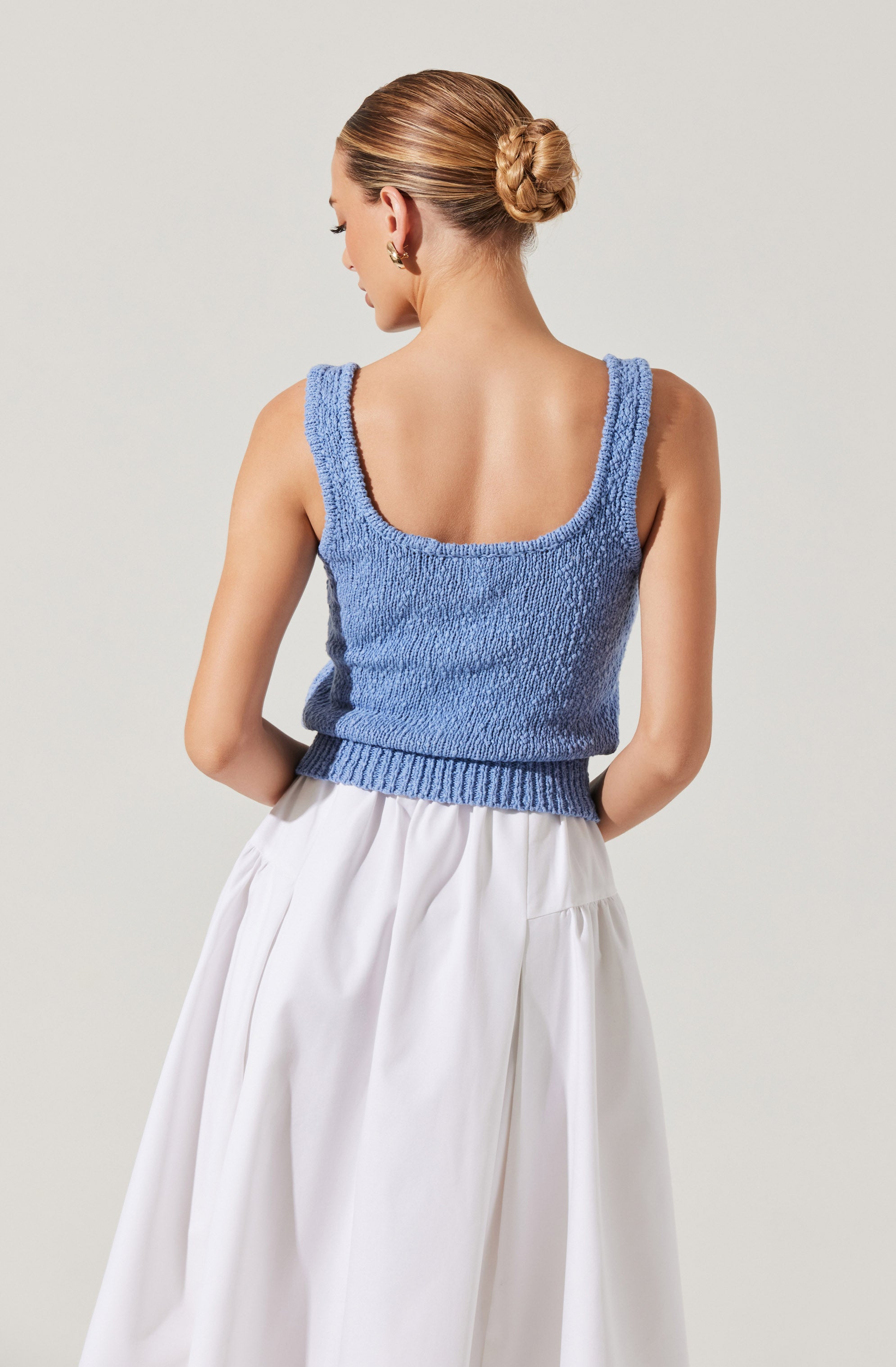 Virgo Textured Sweater Tank Top for Women - Soft Knit Sleeveless Pullover - Perfect for Layering, Casual Outfits & Office Wear