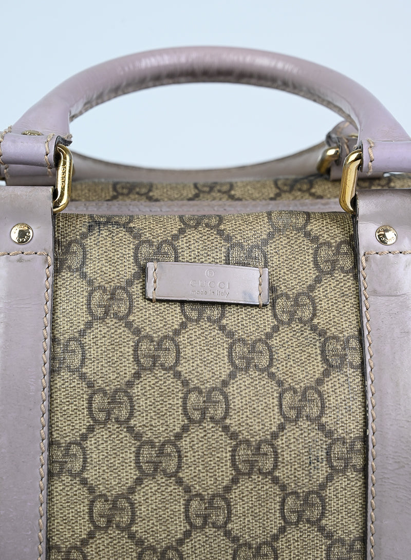 Gucci GG Monogram Bauletto Shoulder Bag in Beige - Luxury Crossbody Purse for Women, Perfect for Work, Travel & Evening Events