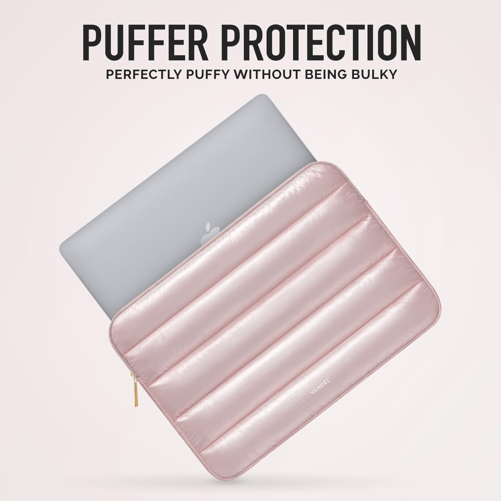 Vandel Original Puffy Laptop Sleeve 13-14 Inch - Protective MacBook Pro 14 & Air 13 Cover, iPad Pro 12.9 Case | Perfect Christmas Gift for Women & College Students | Ideal for School, Work & Travel
