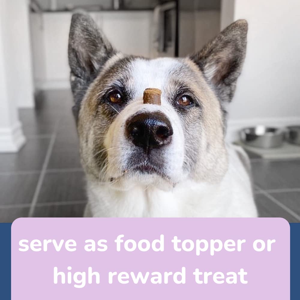 HealthyBud Soft Chew Dog Treats & Food Toppers 4.6oz - Beef Joint Support & Duck Calming Aid - All-Natural Supplement for Dogs - Perfect for Training, Anxiety Relief & Joint Care