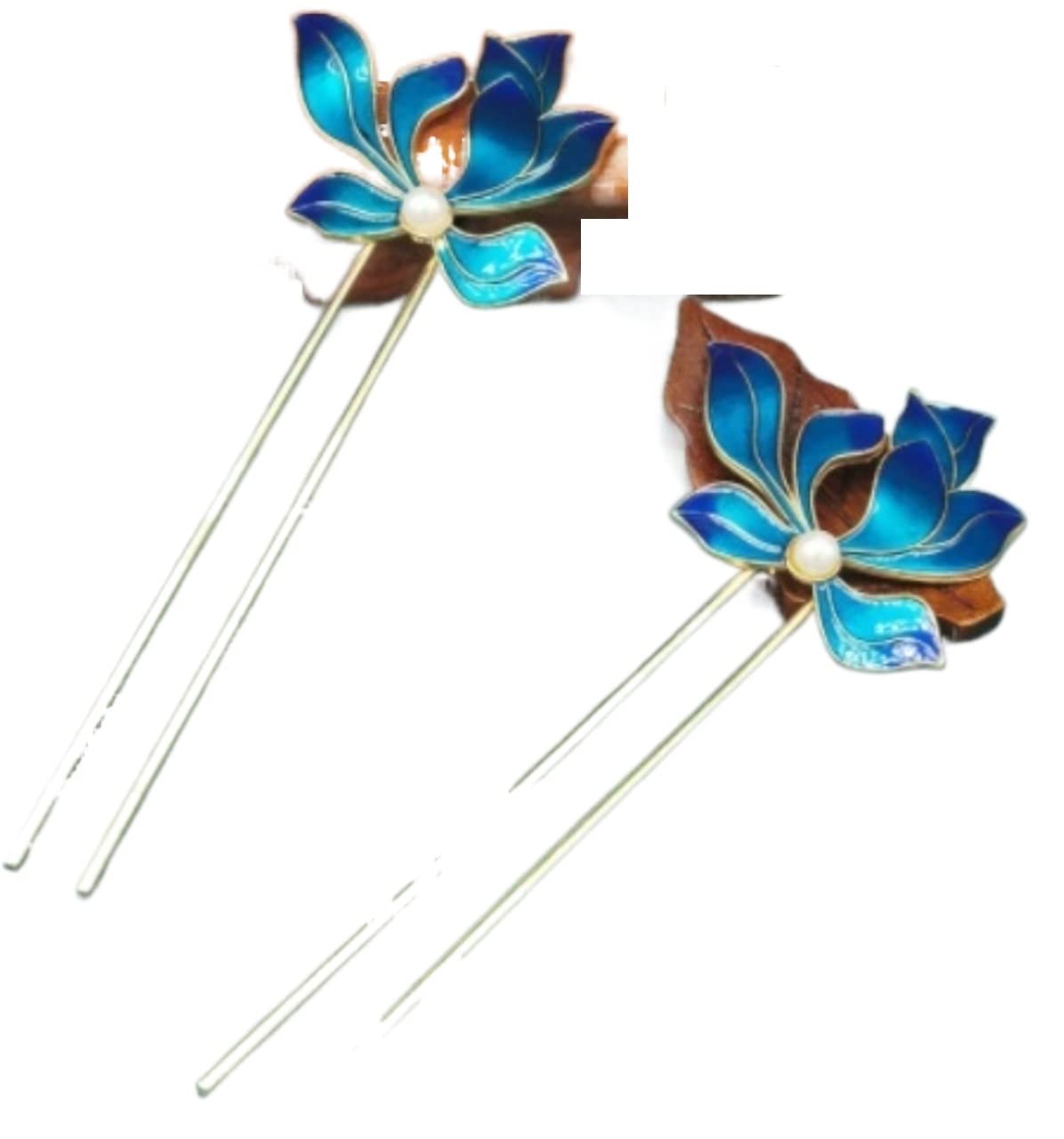 Elegant Chinese Style Blue Bridal Hair Side Comb - Vintage Wedding Hair Clip for Brides, Retro Decorative Hairpin for Special Occasions | Perfect for Weddings, Proms, and Formal Events