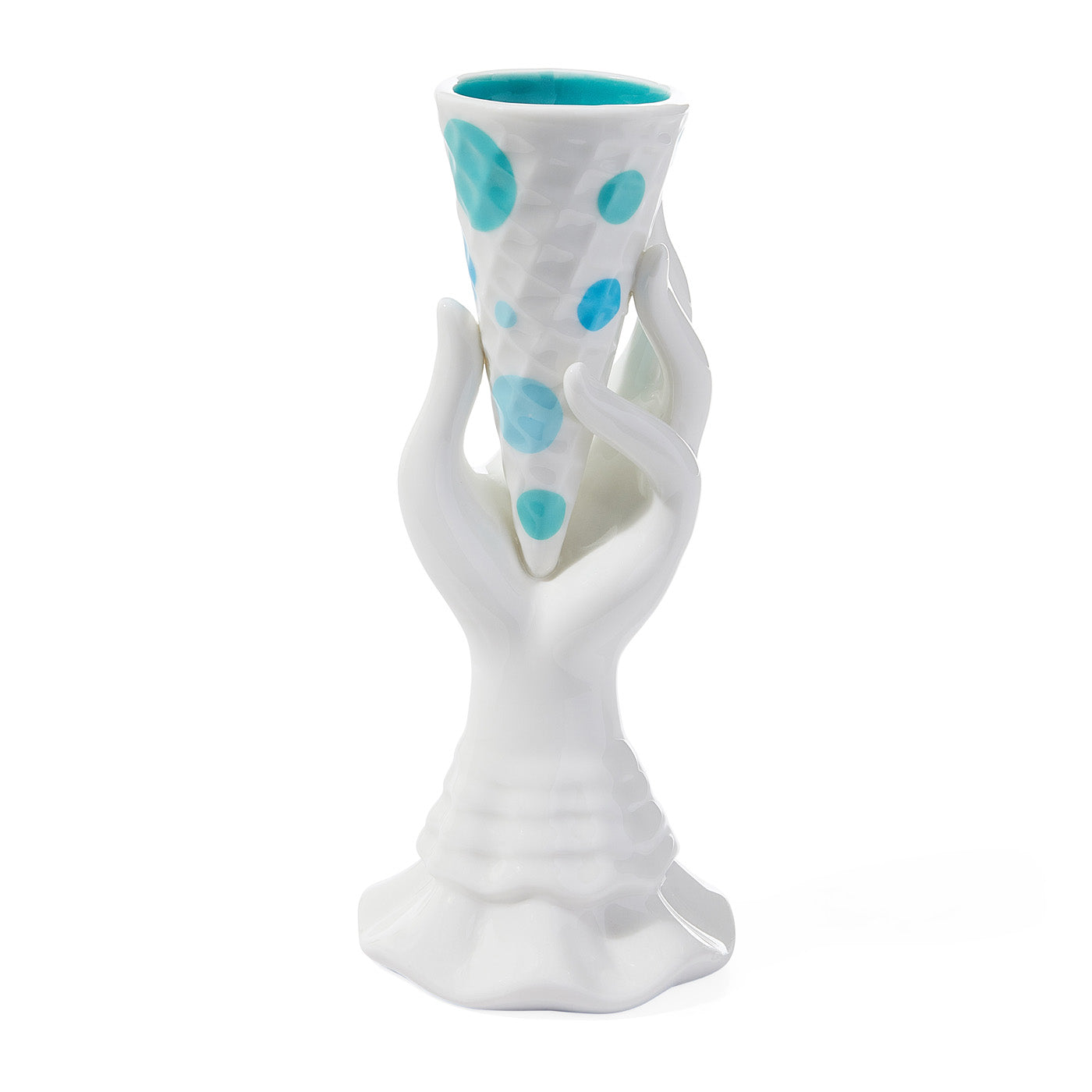 L'Pop I Scream Vase - Unique Ice Cream Shaped Decorative Vase for Home, Office & Gift Giving - Perfect for Floral Arrangements, Centerpieces & DIY Decor