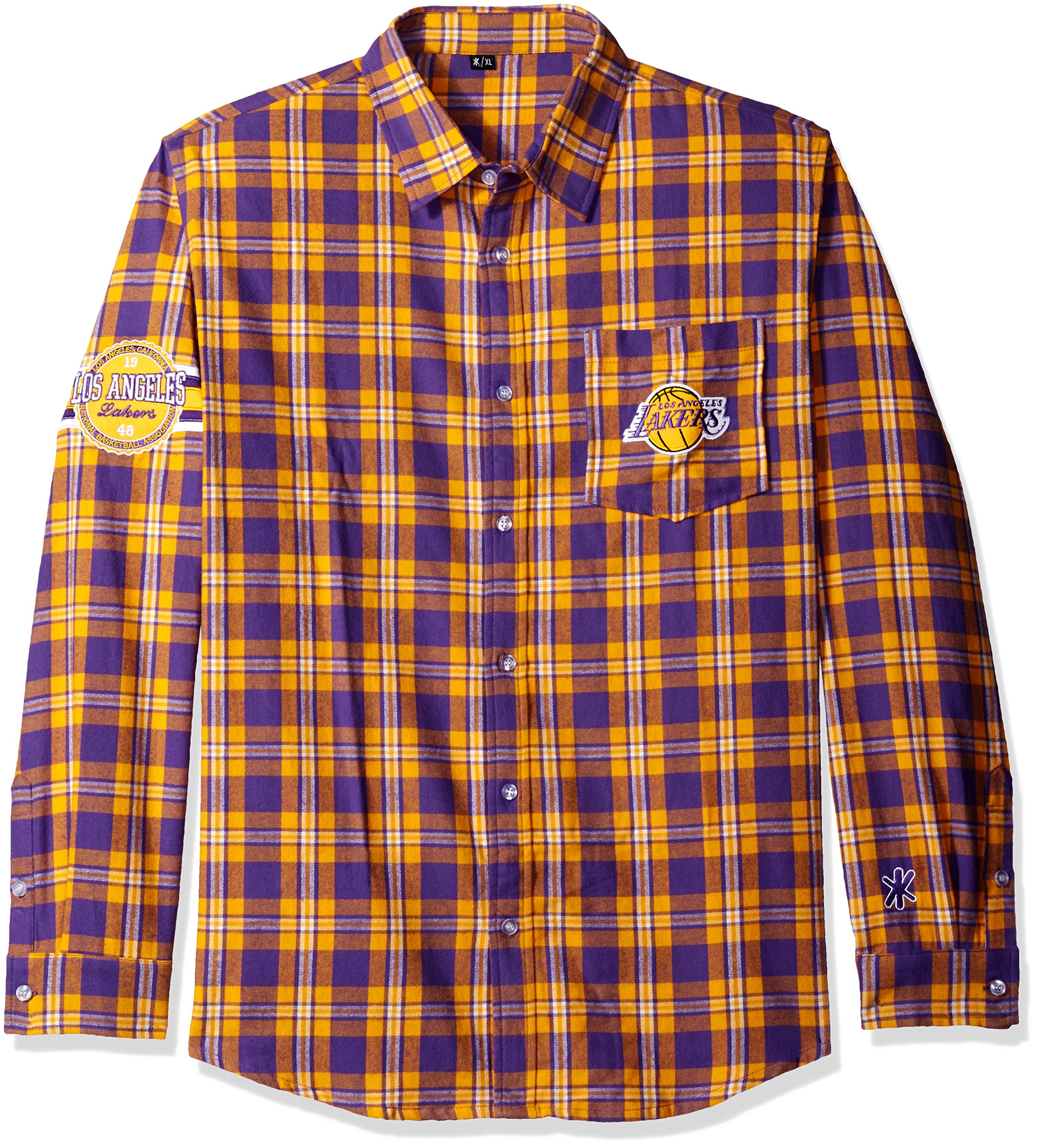 FOCO NBA Atlanta Hawks Men's Wordmark Flannel Shirt - Official Licensed NBA Apparel for Basketball Fans - Perfect for Game Day, Casual Wear & Sports Events