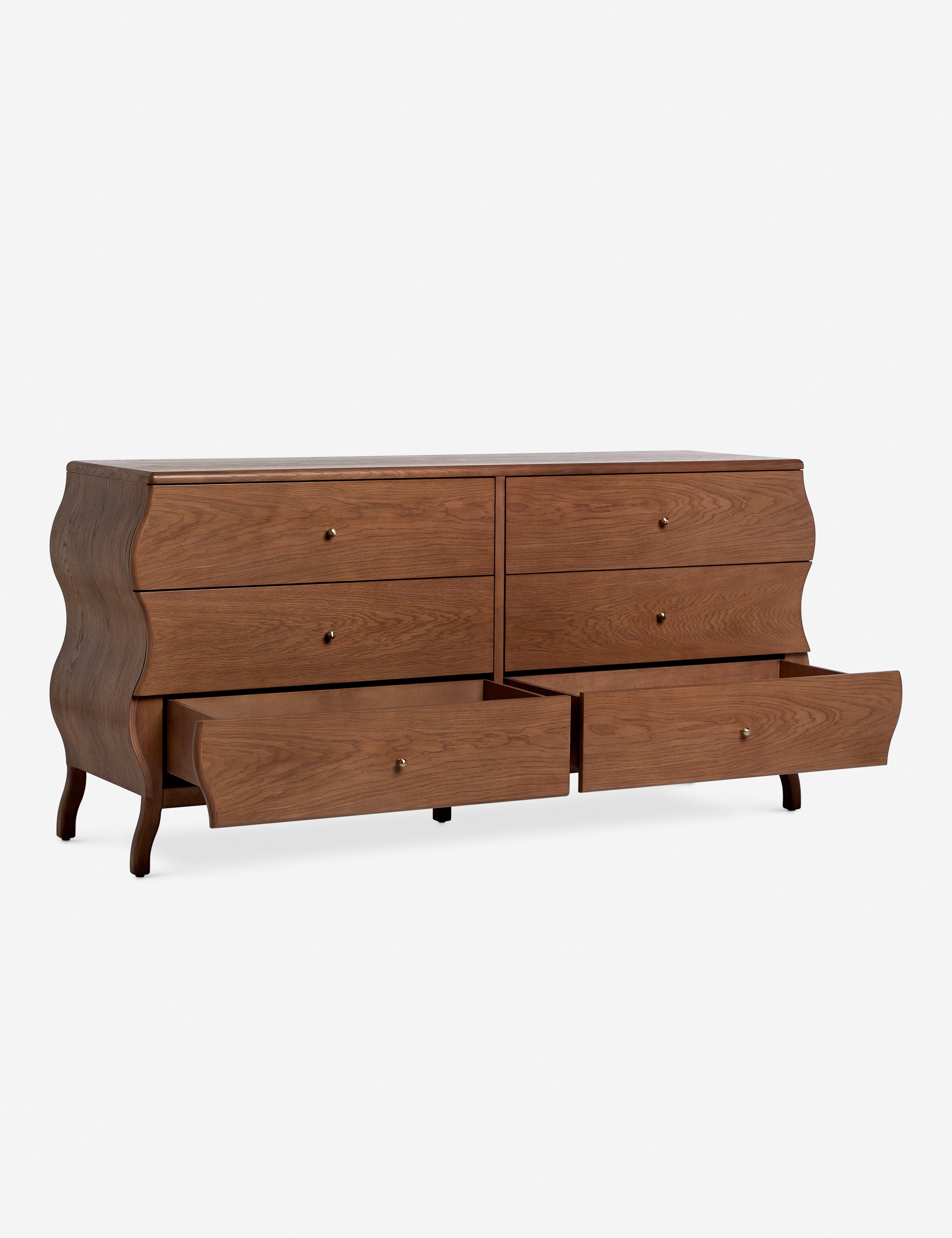 Lasya 6 Drawer Dresser - Modern Wooden Chest of Drawers for Bedroom Storage & Organization - Perfect for Clothes, Accessories, and Home Decor
