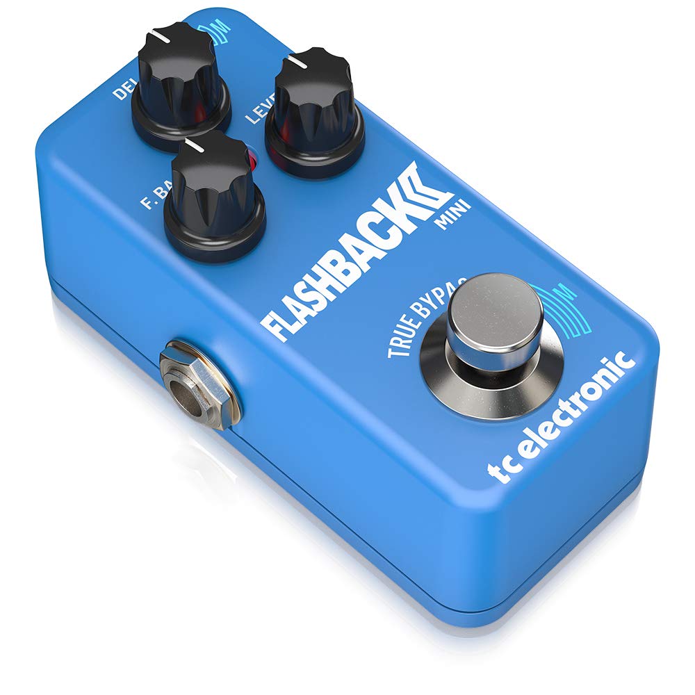 TC Electronic FLASHBACK 2 MINI DELAY Pedal - Ultra-Compact Guitar Effects Pedal with MASH Footswitch, Tape & Analog Delay Algorithms | Perfect for Live Performances, Studio Recording & Home Practice