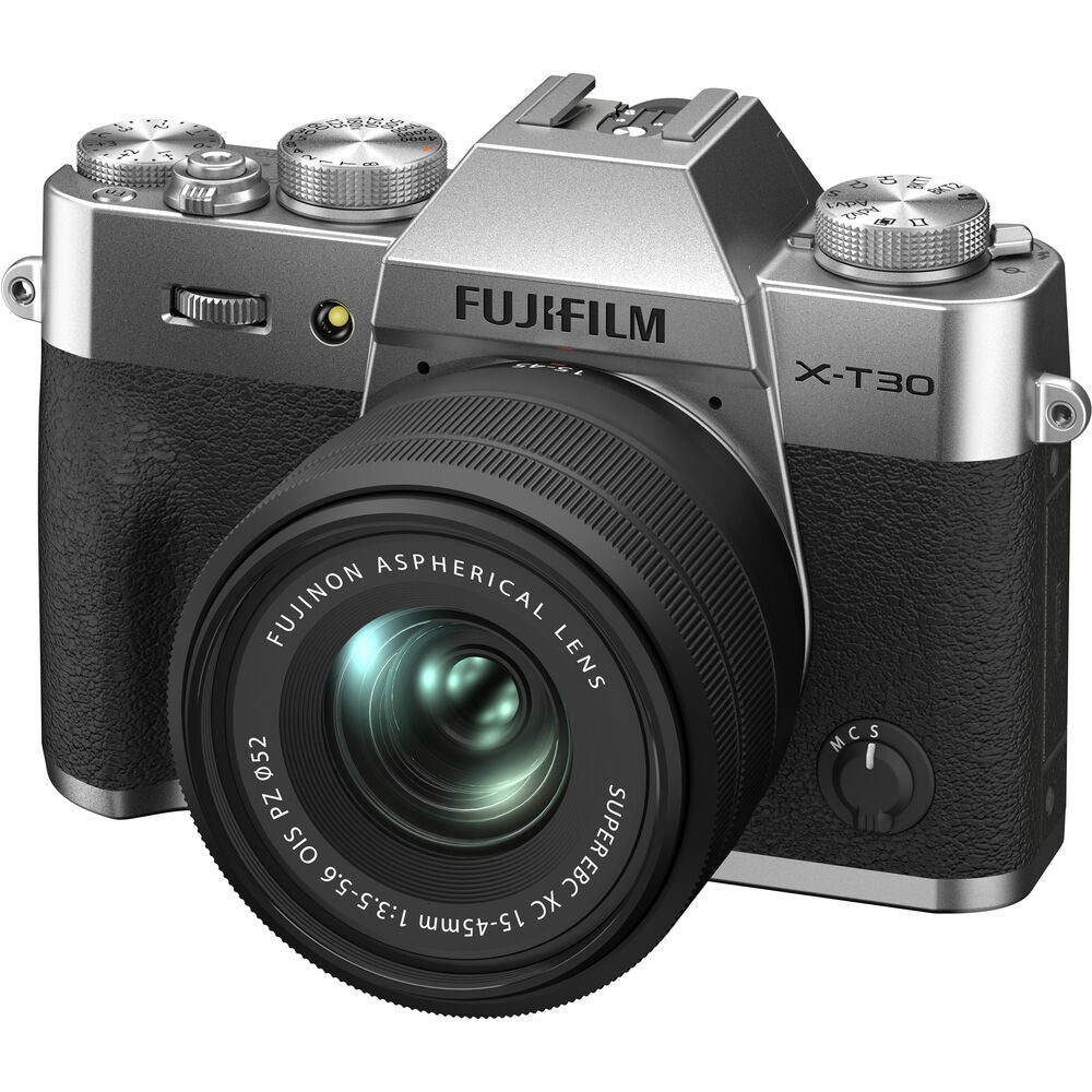 Fujifilm X-T30 II Mirrorless Digital Camera (Body Only) - Silver | Compact & Lightweight for Travel, Vlogging & Street Photography