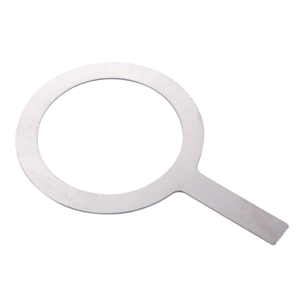 Cabilock Stainless Steel Baking Cup Ring - Milk Tea Cup Gasket & Coffee Cup Rim Cover - Durable Baking Tools Accessories for Dessert Shops, Cafes & Home Baking (Perfect for Bubble Tea, Iced Coffee & Pastry Making)