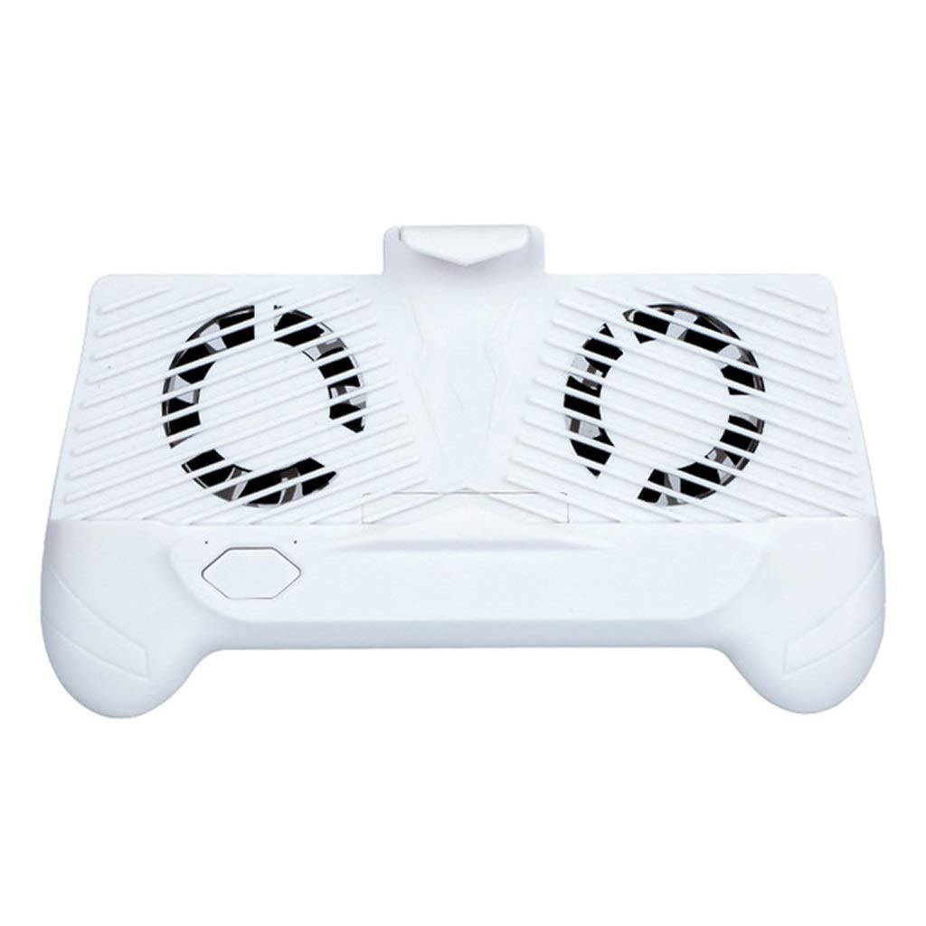 HJINGBIN Mobile Game Controller with Cooling Fan - Ergonomic Grip, Adjustable Stand & Heat Dissipation for iPhone/Android | Ideal for PUBG, Fortnite, Call of Duty Mobile & Long Gaming Sessions - Perfect for Home, Travel & Esports Tournaments