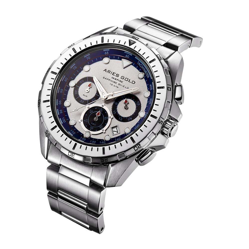 Aries Gold Atlantic G 7002 S A Watch - Luxury Men's Chronograph Timepiece for Business & Formal Occasions