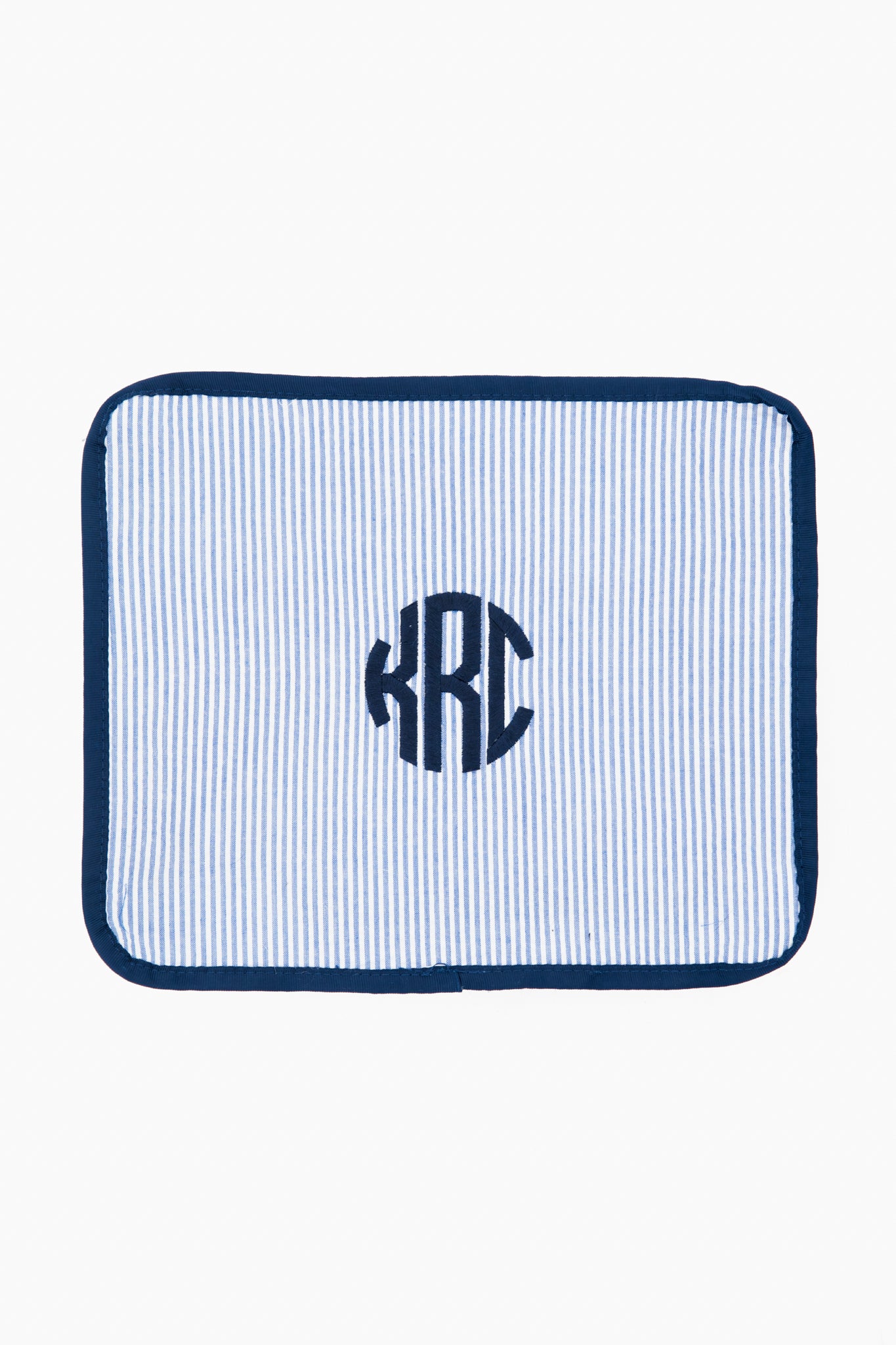 Blue Seersucker Travel Set for Women & Men - Lightweight Wrinkle-Free Vacation Outfit | Perfect for Summer Trips, Beach Getaways & Cruise Vacations