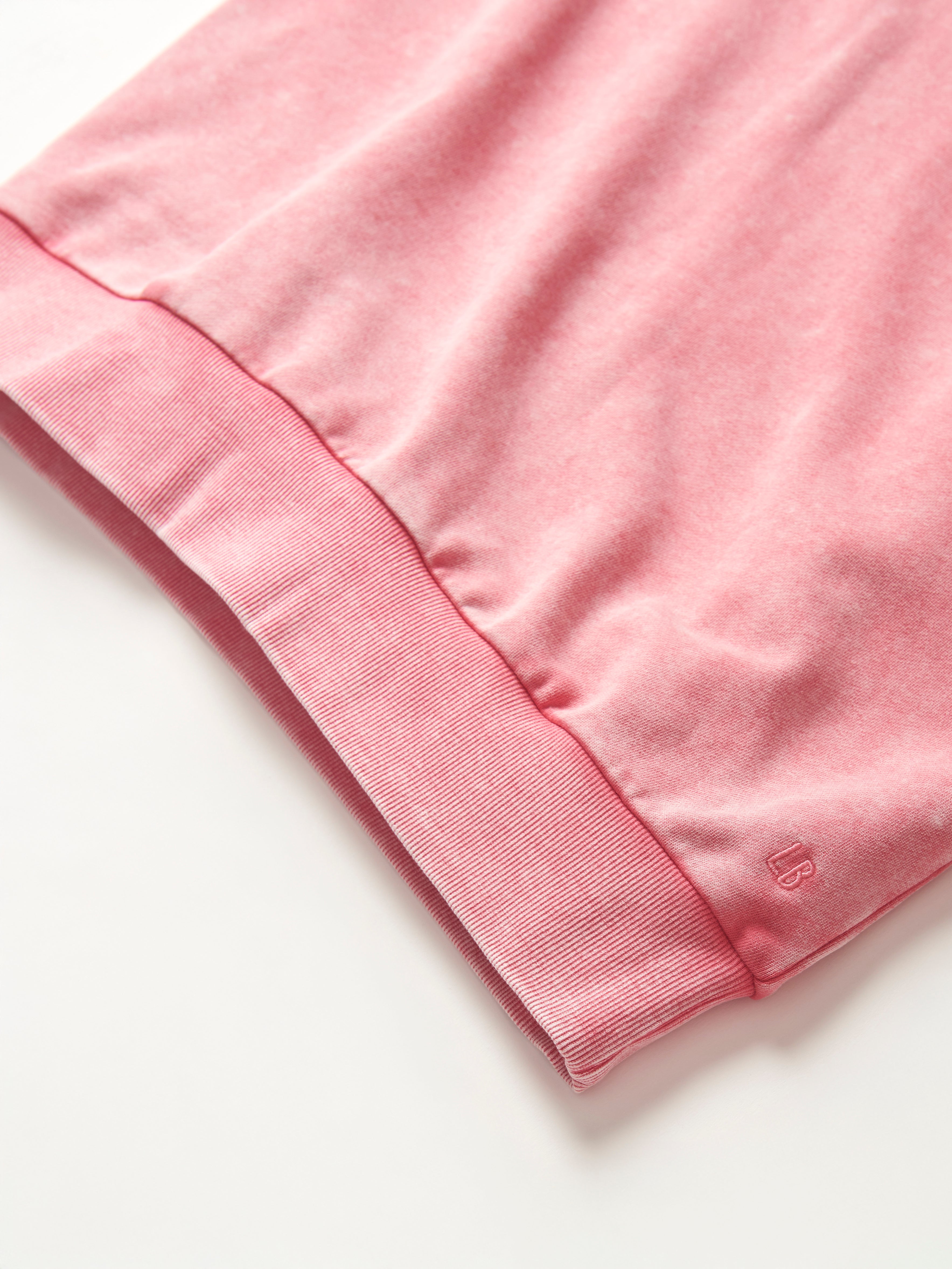 Electric Pink Washed Crewneck Sweatshirt for Adults - Soft & Stylish Casual Wear for Everyday Comfort