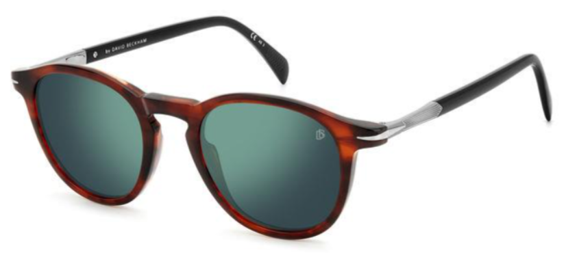 David Beckham DB1114/S Sunglasses - Polarized Aviator Style for Men - Perfect for Driving, Outdoor Sports & Fashion Accessories