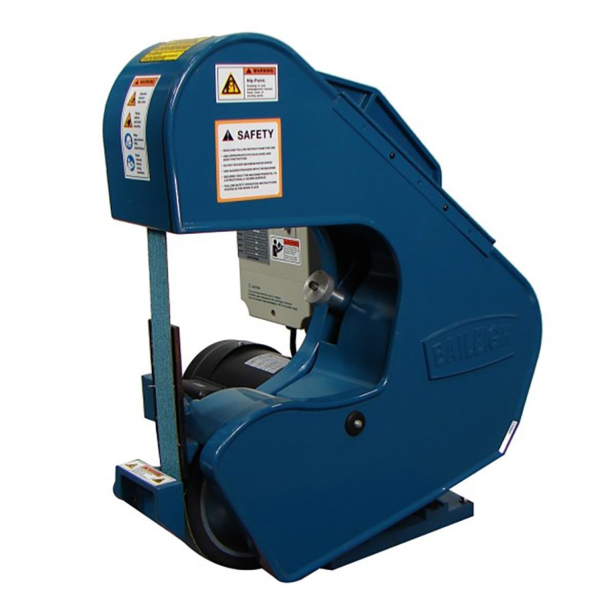 Baileigh Industrial BA9 1000672 BG-260-3 220V 3-Wheel Variable Speed Belt Grinder for Metalworking, Woodworking & Knife Making - Professional Workshop & DIY Projects