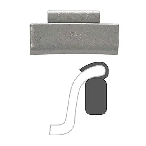 AA T Clip On Wheel Weights (Steel, 25-Piece Box) - Perfect for Balancing Tires on Cars, Trucks & Trailers