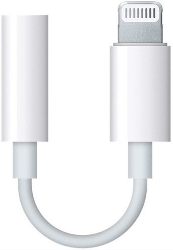 Apple MMX62ZM/A Lightning to 3.5mm Headphone Jack Adapter - Compatible with iPhone, iPad & iPod - Perfect for Music, Gaming & Hands-Free Calls