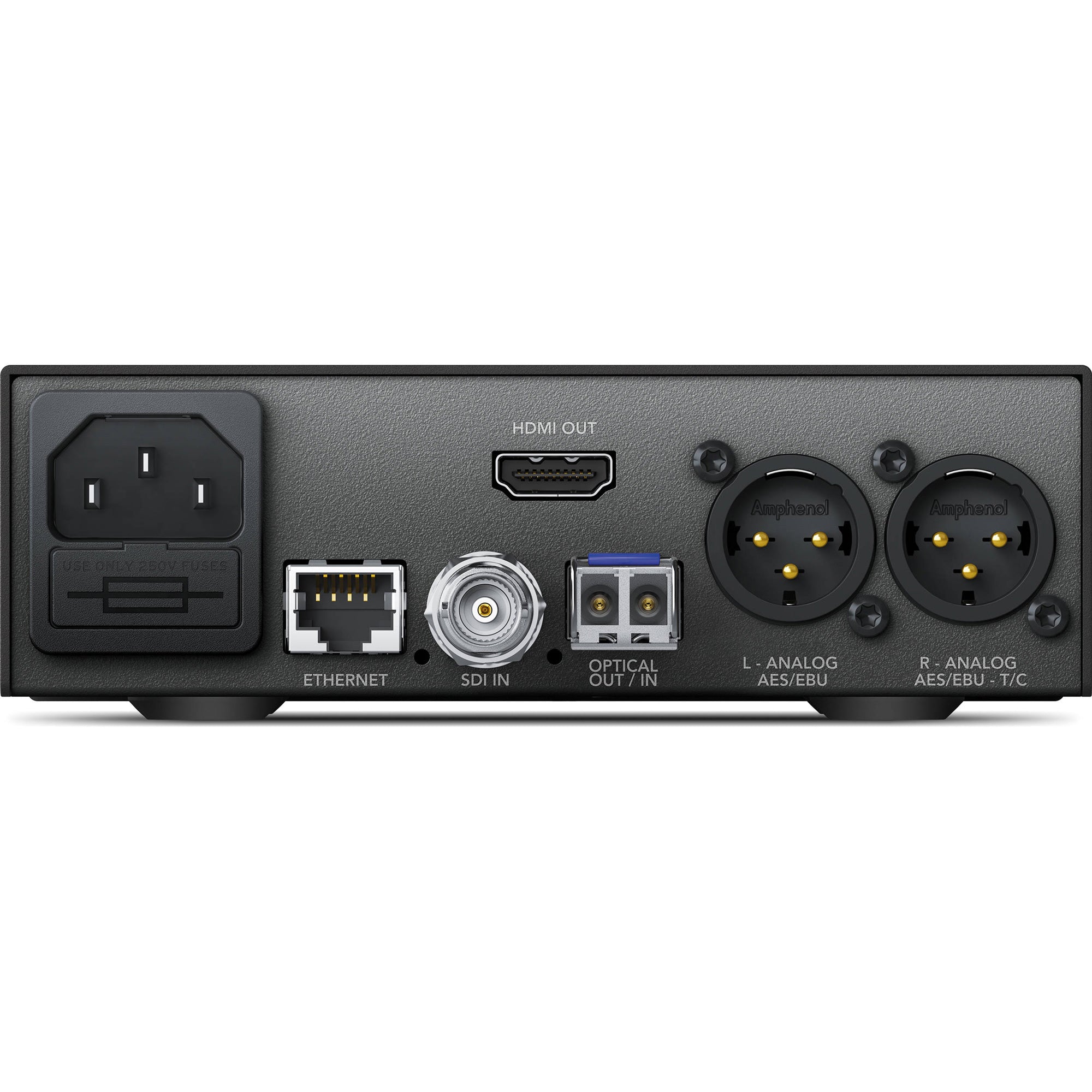 Blackmagic Design Teranex Mini HDMI to Optical 12G SDI Converter - Professional Video Signal Conversion for Live Streaming & Broadcast Studios