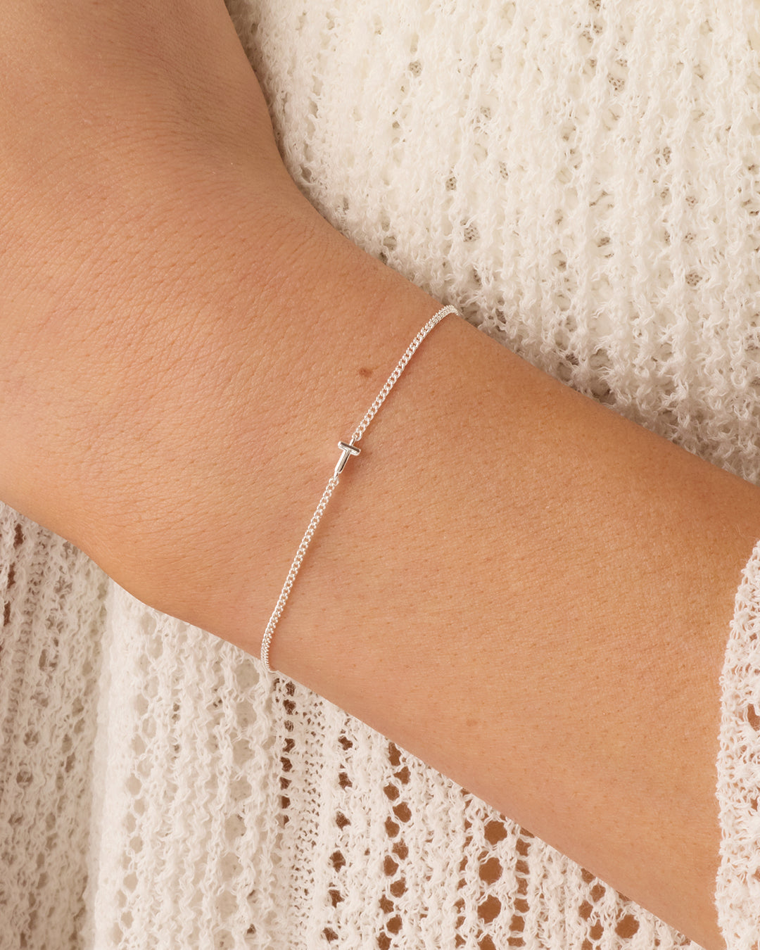 Wilder Mini Alphabet Bracelet - Personalized Initial Letter Bracelet for Women & Girls - Trendy Stackable Jewelry for Everyday Wear & Gifts