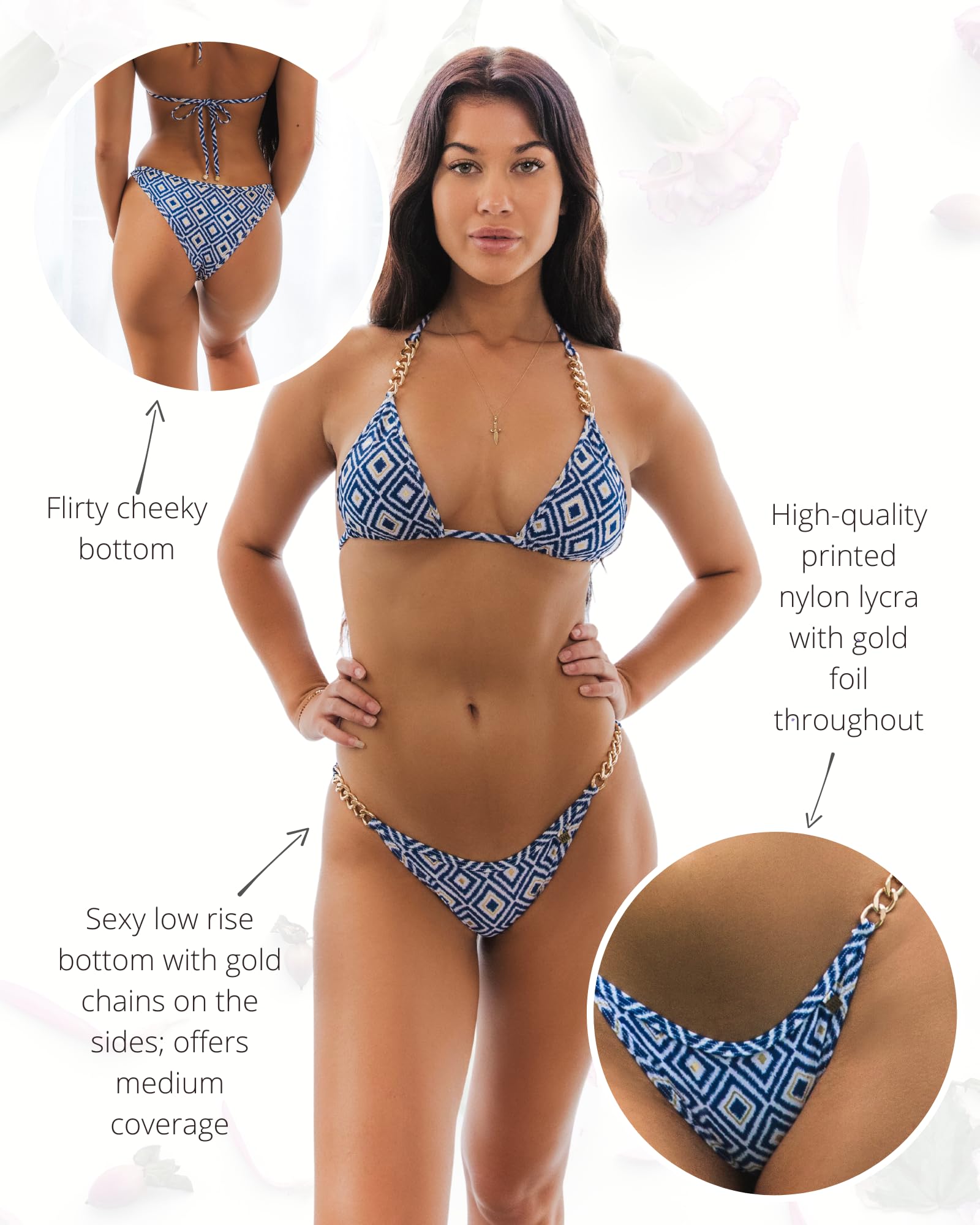 Wicked Weasel Sexy Atlantis 2002 Cheeky Bikini Bottom - Low Rise Breathable Unlined Swimsuit for Women | Perfect for Beach, Pool & Summer Vacations