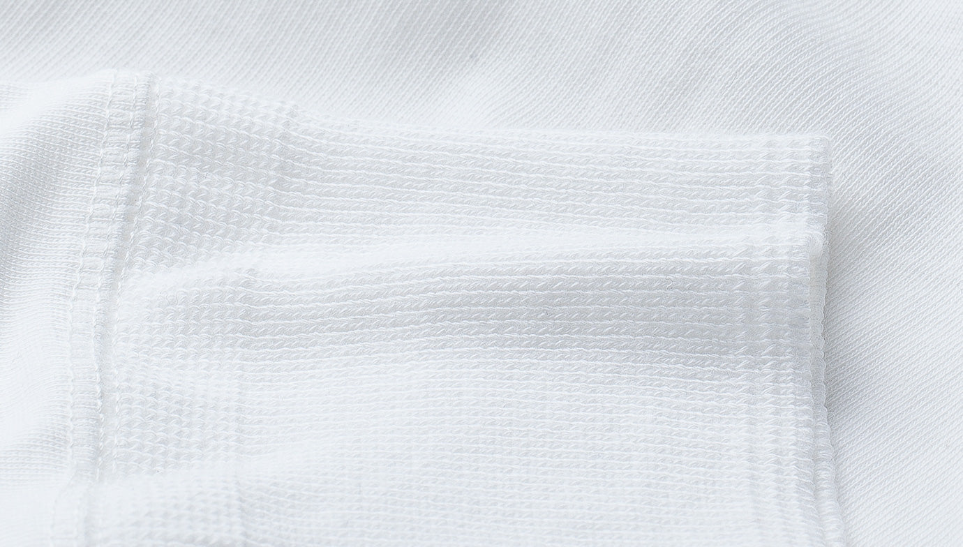 Merz b. Schwanen 206 Premium Cotton Long Sleeve Henley Shirt for Men - Classic White Crewneck Pullover | Casual Wear, Layering & Everyday Comfort