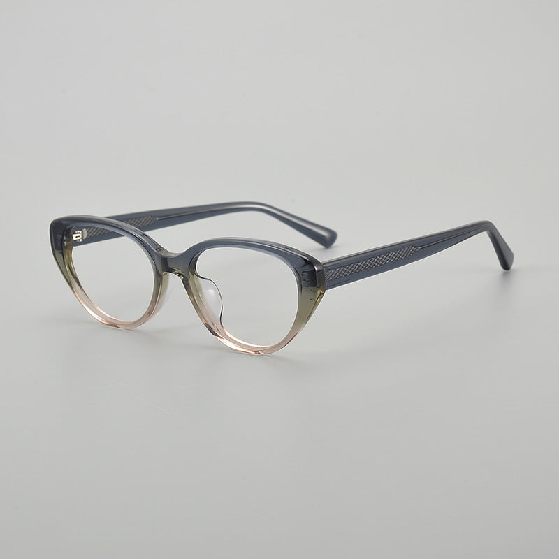 Stylish Acetate Cat Eye Glasses Frames for Women - Trendy Retro 24036 Eyewear - Perfect for Office, Reading & Fashion Accessories