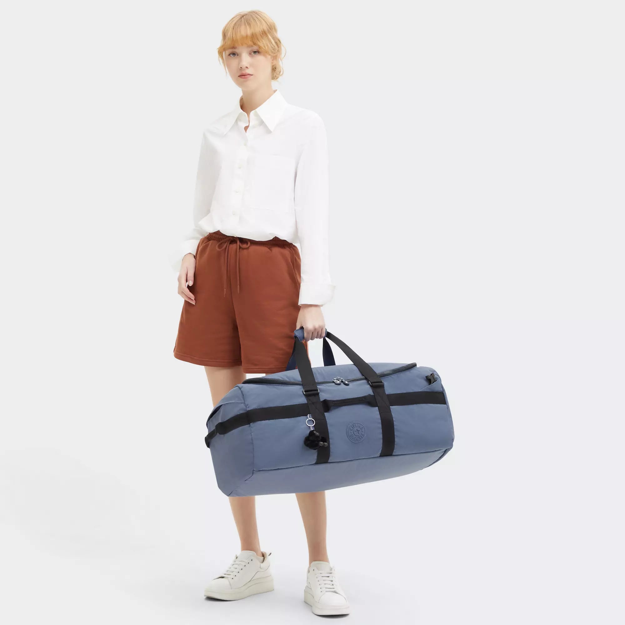 Kipling Jonis Medium Laptop Duffle Backpack - Waterproof Travel & Work Bag for Women & Men, Blue Lover - Perfect for Commuting, Business Trips & College