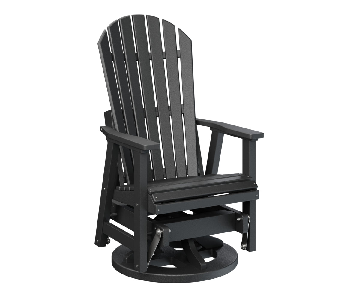 Berlin Gardens Comfo Back Swivel Glider - Outdoor Patio Rocking Chair with Smooth 360° Rotation, Weather-Resistant for Garden, Deck, Porch & Poolside Relaxation