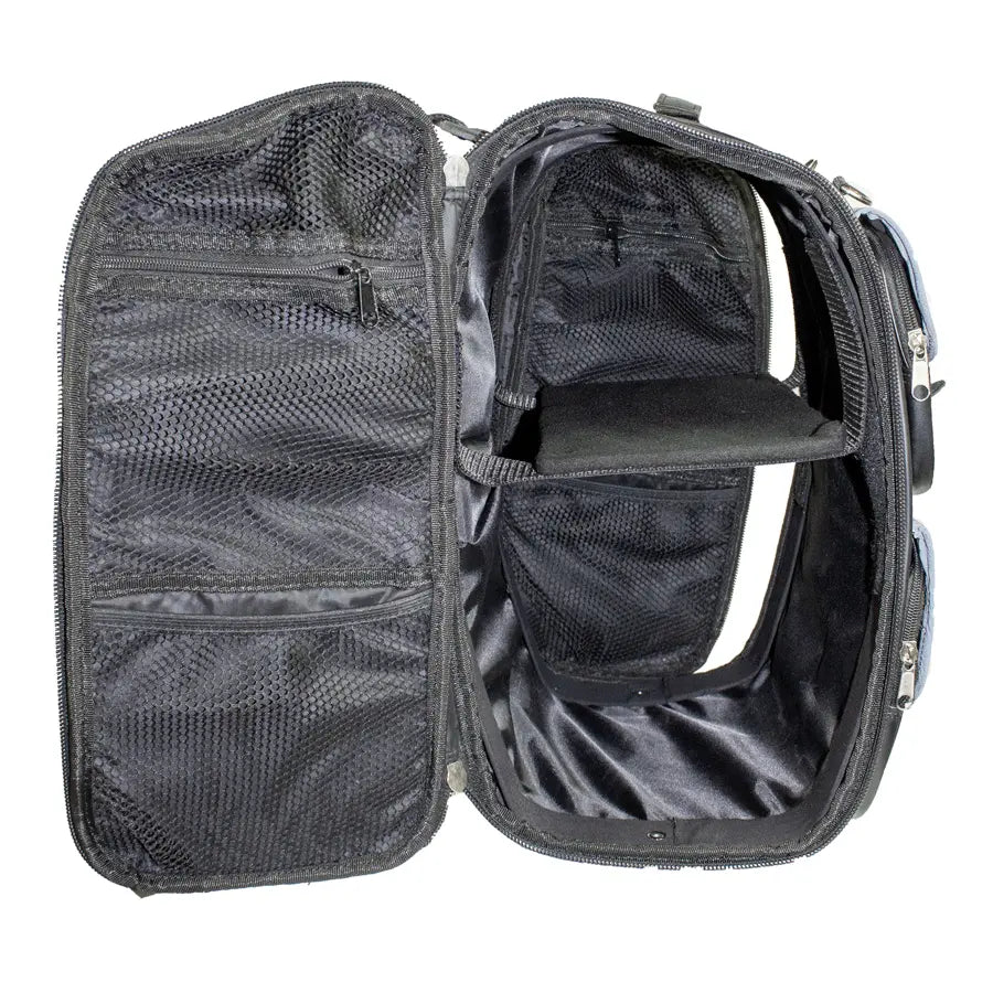 Open Road Shelf Touring Bag - Waterproof Motorcycle Luggage for Long-Distance Travel & Adventure Riding | Perfect for Harley, BMW & Cruiser Bikes