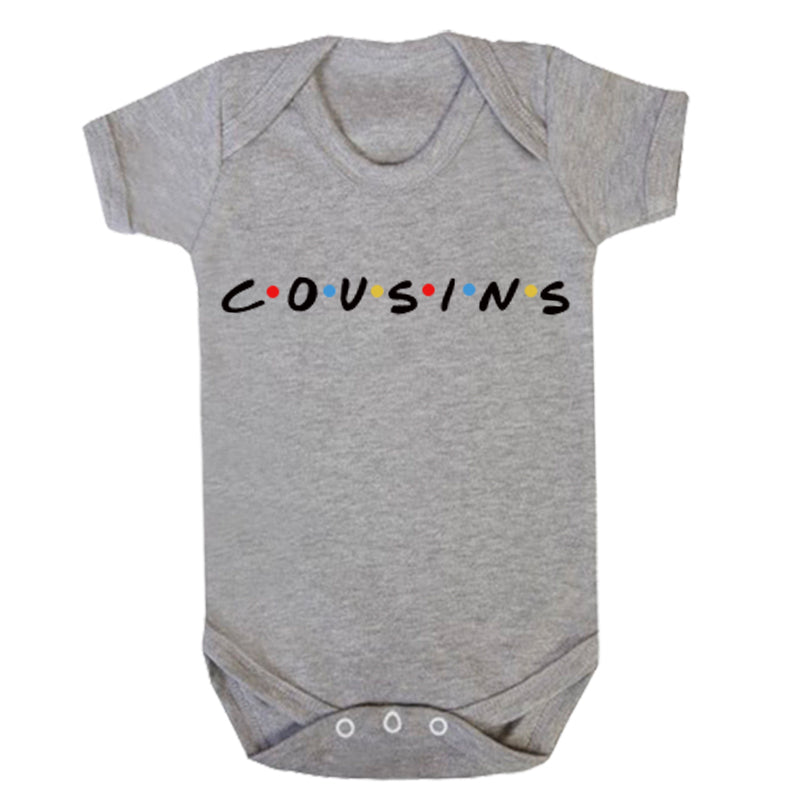Cousins Show Baby Vest (MRK X) - Soft Cotton Infant Bodysuit for Newborns & Toddlers - Perfect for Family Photos, Matching Outfits & Special Occasions