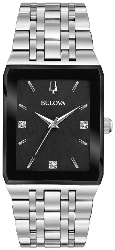 Buluto Futuro 96D145 Men's Stainless Steel Watch - Elegant Dress Watch for Business & Formal Occasions