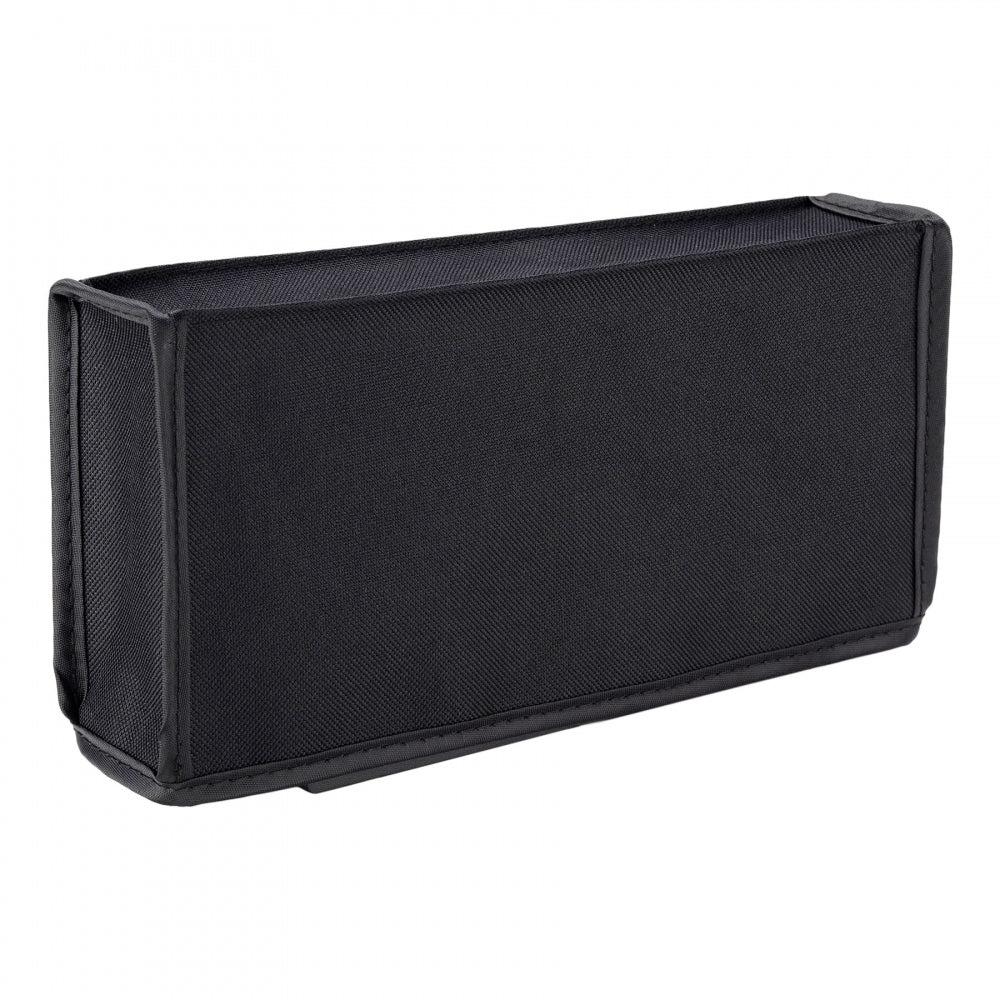 eXtremeRate Black Nylon Dust Cover for Nintendo Switch Dock - Soft Lining Protective Sleeve with Anti-Scratch & Waterproof Design (NSPJ0614) - Perfect for Home, Office, and Travel Use