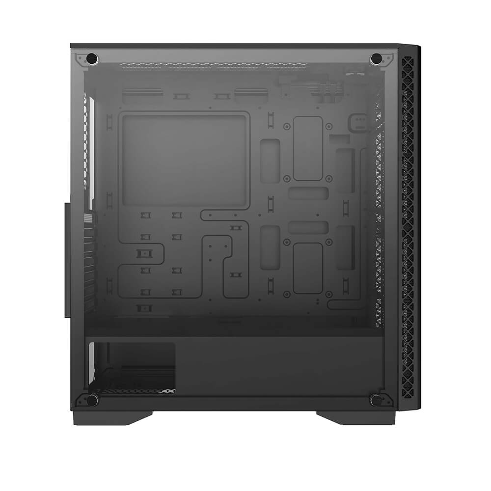 Deepcool Matrexx 50 ADD RGB Mid Tower ATX PC Case with 4 Pre-Installed RGB Fans - High Airflow Gaming Computer Case for Home & Office Use