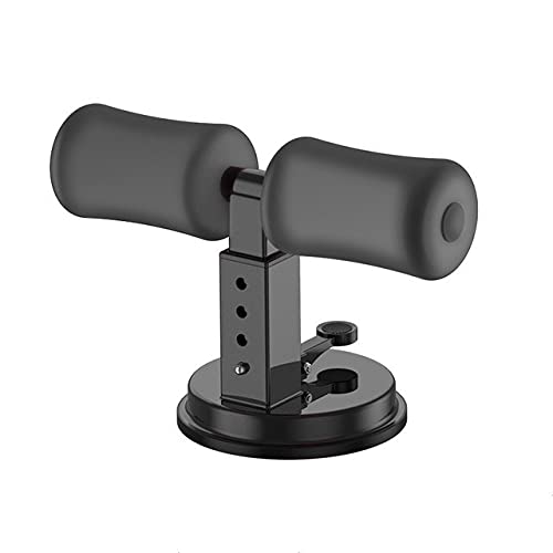 **ABS Trainer Sit Up Bar - Self-Suction Abdominal Strength Equipment for Home Gym, Core Workout & Muscle Training - Men & Women Weight Loss Fitness Tool (Black) - Perfect for Home, Office & Travel Workouts**