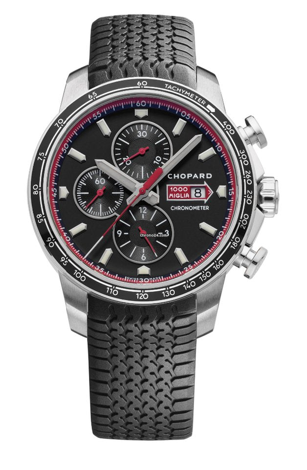 Chopard Mille Miglia GTS Chronograph Stainless Steel Men's Watch - Luxury Sports Timepiece for Racing Enthusiasts & Business Professionals