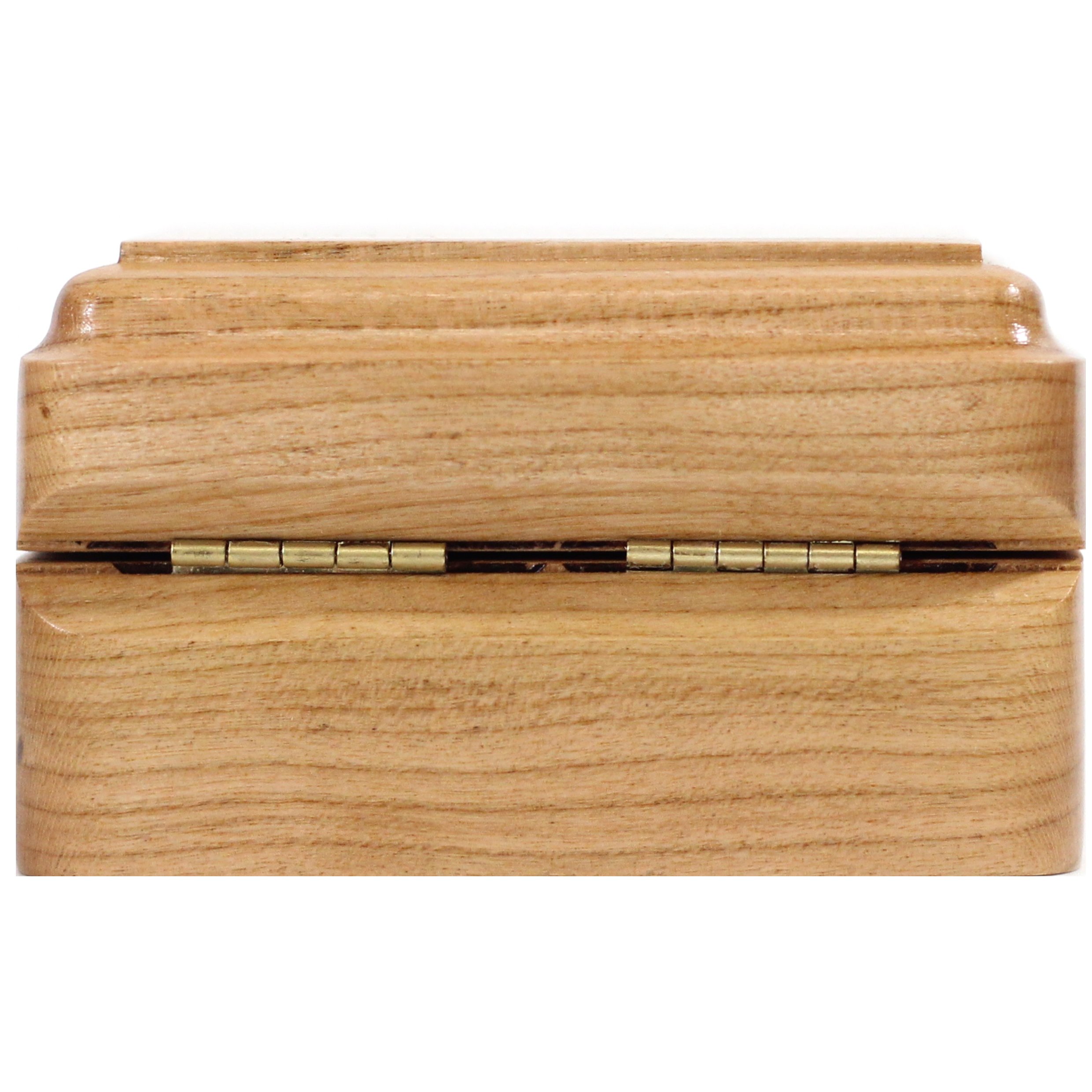Personalized Cherry Wood Wedding Ring Box - Custom Engagement Holder for Ceremonies