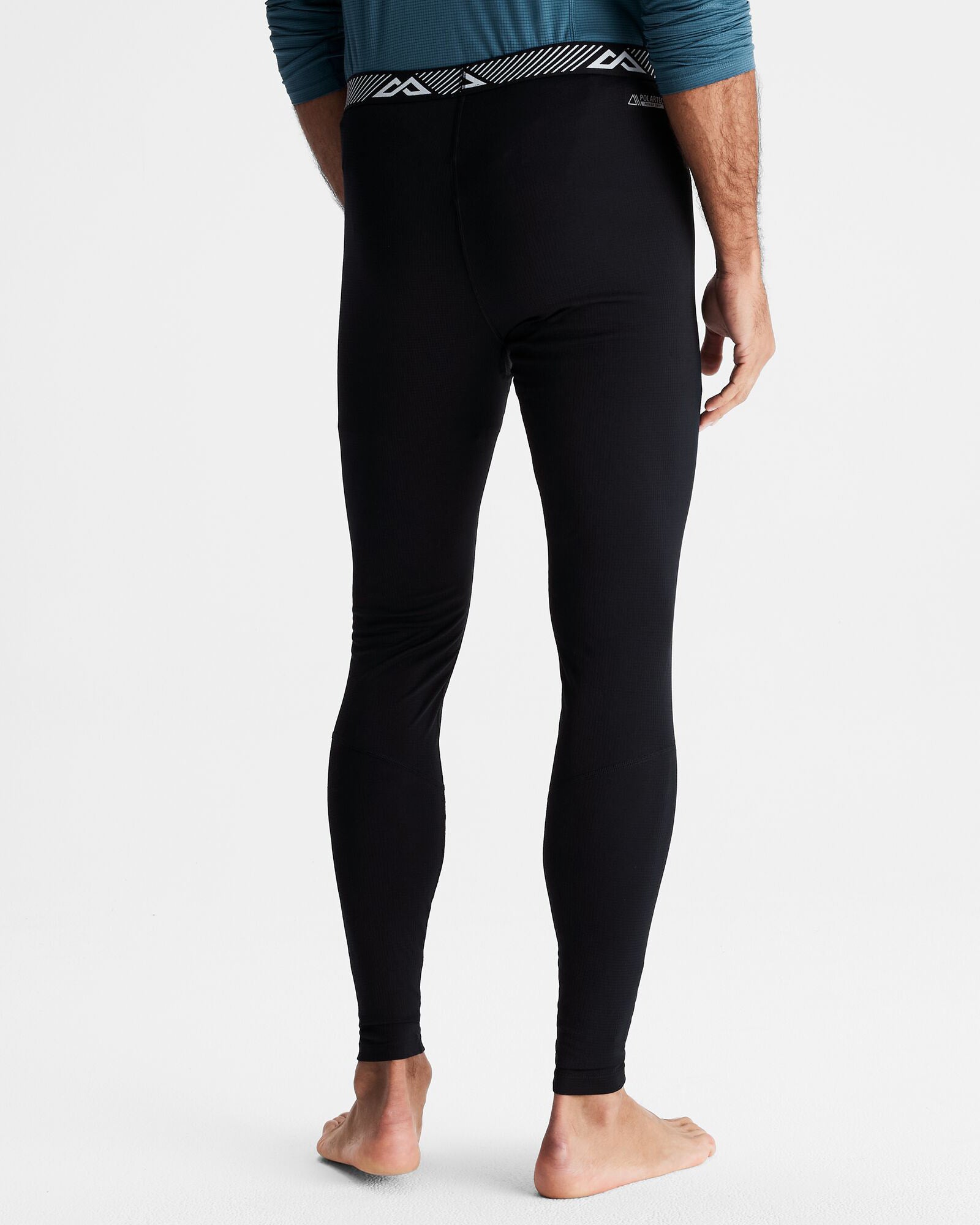 KMDAction Men's Thermal Baselayer Long Underwear - Black | Winter Warmth for Outdoor Activities, Skiing & Hiking