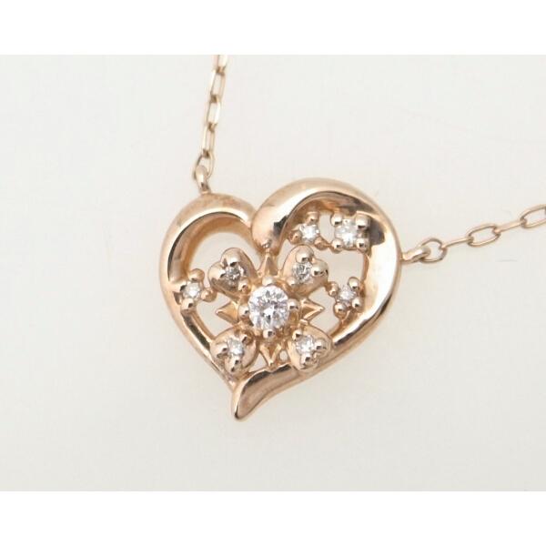 4℃ Diamond Heart Pendant Necklace - 10K Rose Gold Women's Jewelry | Vintage Luxury Necklace for Anniversary, Valentine's Day Gift & Special Occasions