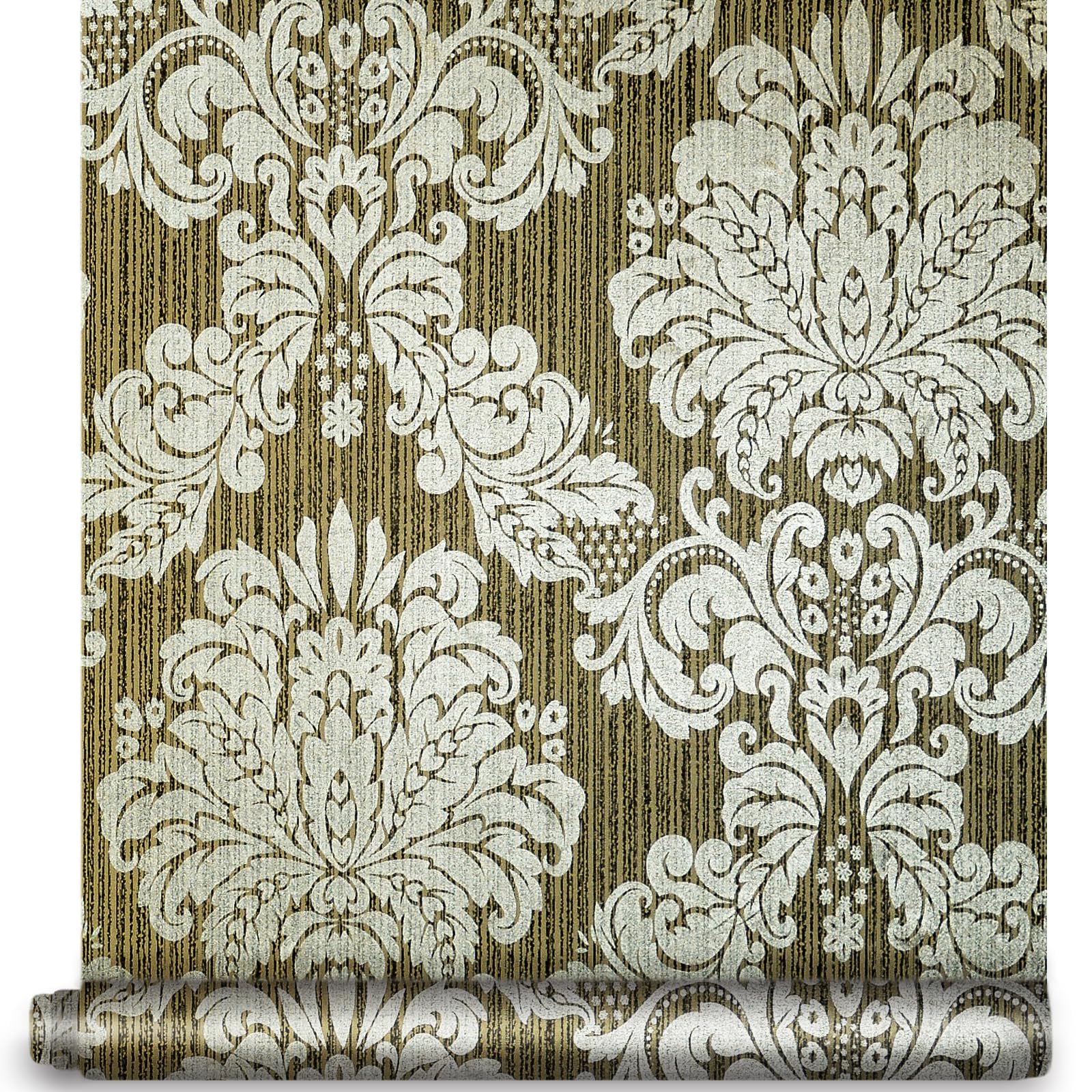 Damask Peel and Stick Wallpaper 17.7