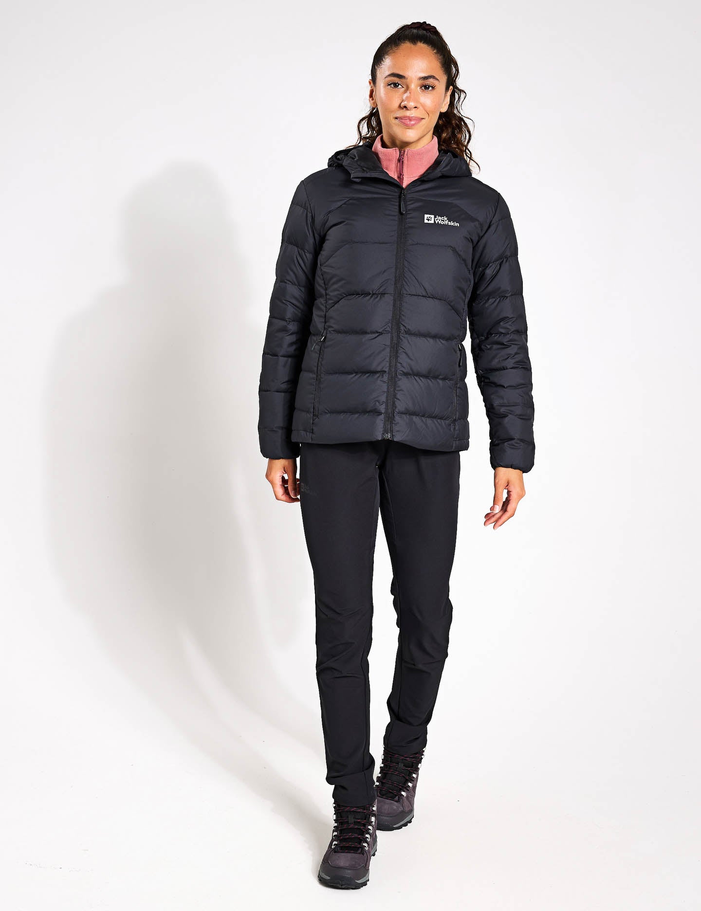 Ather Down Hooded Jacket for Men & Women - Lightweight Warm Winter Coat, Waterproof Windbreaker - Perfect for Skiing, Hiking & Outdoor Activities