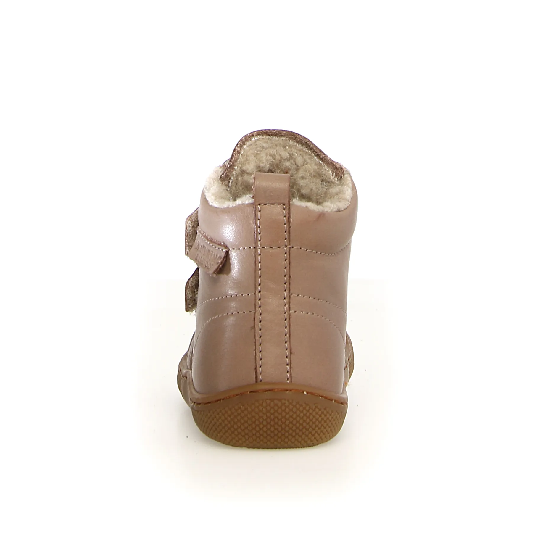 Naturino Wigghi Barefoot Boys Girls Half Boots - Lightweight & Flexible for Active Play - Perfect for Outdoor Adventures & School Activities (Taupe)