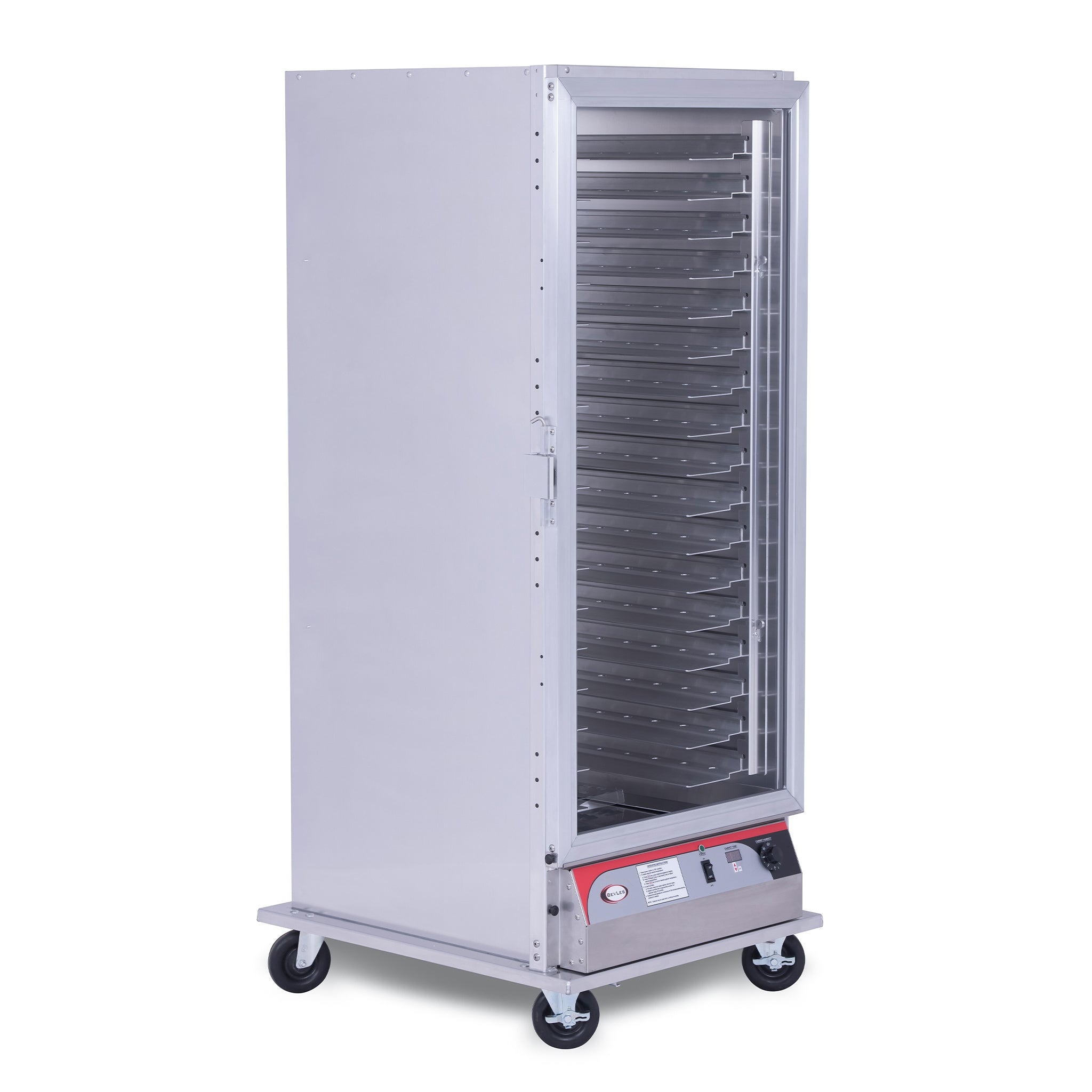 BevLes PHC32 10INS A 1L1 Under Counter Insulated PHC Proofing & Holding Cabinet - 115V, Left Hinge, Silver - Perfect for Bakeries, Restaurants & Commercial Kitchens